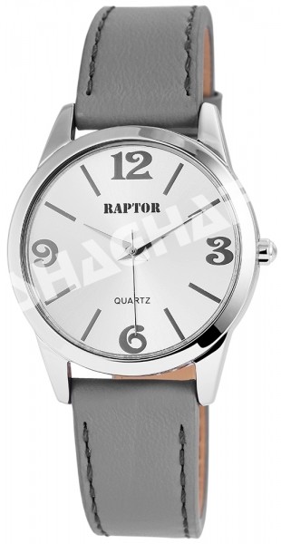 Raptor Damen-Uhr Oberseite Echt Leder Armbanduhr Dornschließe Analog Quarz RA10112