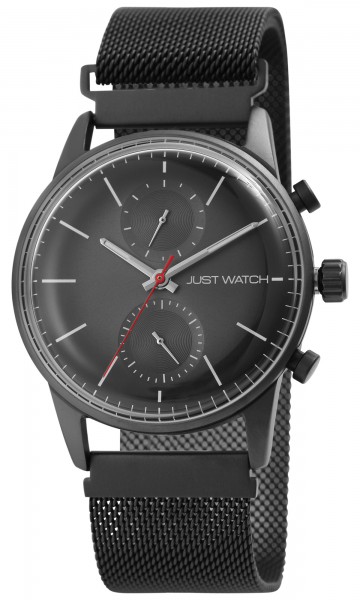 Just Watch Herren-Uhr Edelstahl Milanaiseband Multifunktion Magnetverschluss JW20140