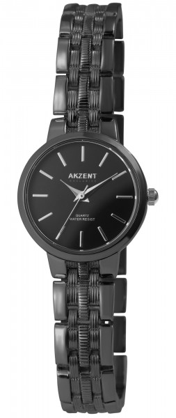 Akzent Damen - Uhr Metallglieder Armbanduhr Analog Quarz 1800195