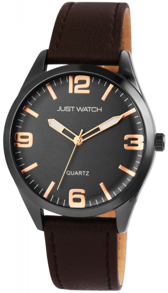 Just Watch Herren-Uhr Echt Leder Armband JW268 Analog Quarz JW20135
