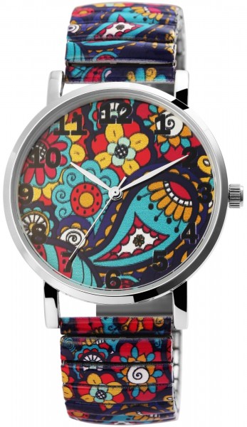 Excellanc Damen – Uhr Zugband Armbanduhr Motive Metallband Analog Quarz 1700052