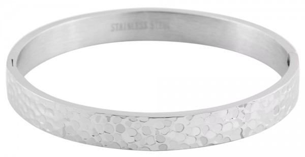 Akzent Edelstahl Armband in Silber mit Magnetverschluss, - 24000088
