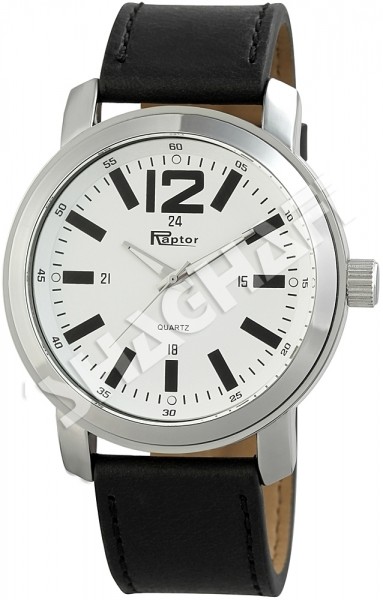 Raptor Unisex - Uhr Armband Oberseite Echt Leder Analog Quarz RA20066