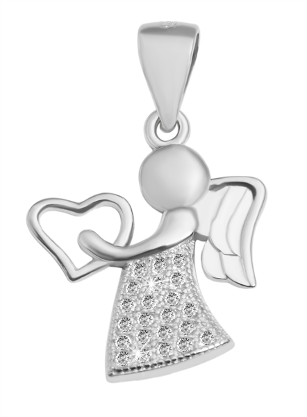 Giulia Luna Damen-Halskette Anhänger Engel Schutz Liebe 925er Silber GL5210039