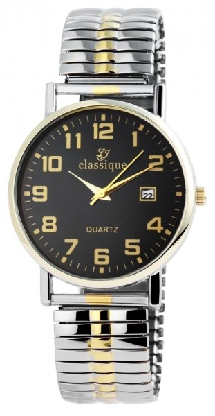 Classique Herren-Armbanduhr Metallarmband Analog Quarz 2700018