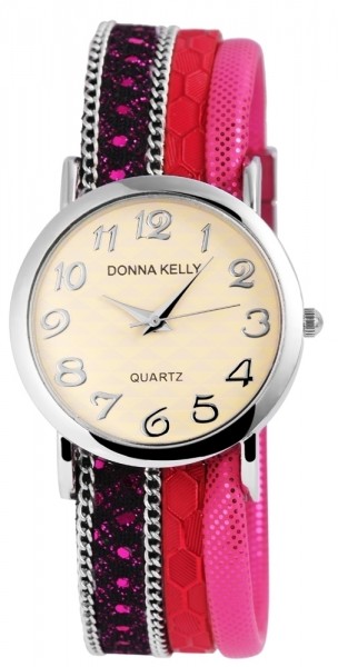 Donna Kelly analoge Damenuhr mit silberfarbigem Gehäuse - 1916XX0001