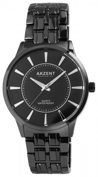 Akzent Exclusive Herren - Uhr Metall Armbanduhr Klassisch Analog Quarz 2800068
