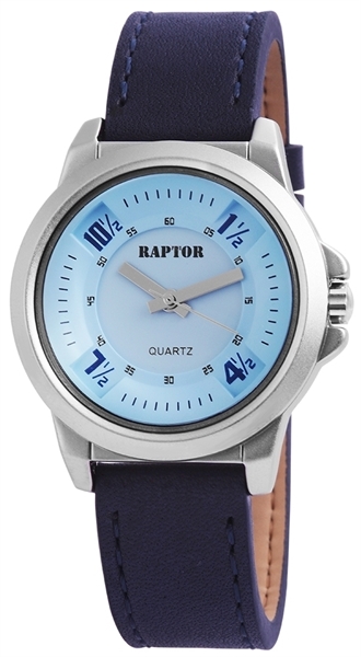 Raptor Damen-Uhr Armband Oberseite Echtleder Dornschließe Analog Quarz RA10158