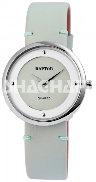 Raptor Damen-Uhr Oberseite Echtleder Dornschließe Analog Quarz RA10114