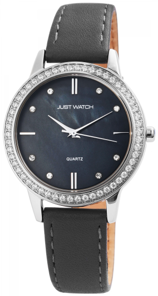 Just Watch Damen-Uhr Echt Leder Strass JW192 Analog Quarz JW10035