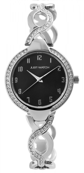 Just Watch Damen-Uhr Edelstahl Armband elegant Strass JW302 Analog Quarz JW10151