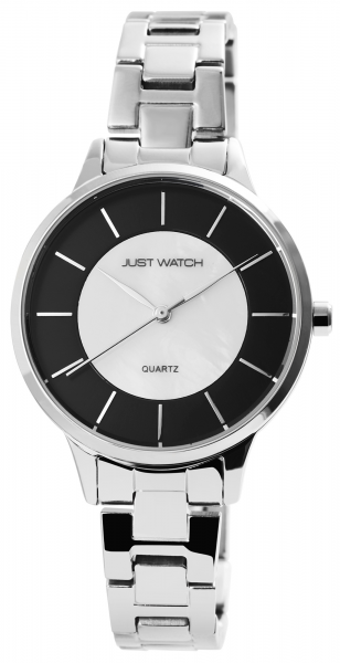 Just Watch Damen-Uhr Edelstahl Faltschließe JW270 Analog Quarz JW10133