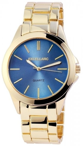 Excellanc Damen – Uhr Armbanduhr Metall Faltschließe Analog Quarz 1800014