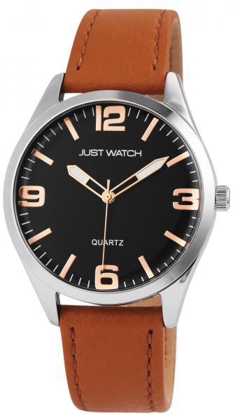 Just Watch Herren-Uhr Echt Leder Armband JW268 Analog Quarz JW20135