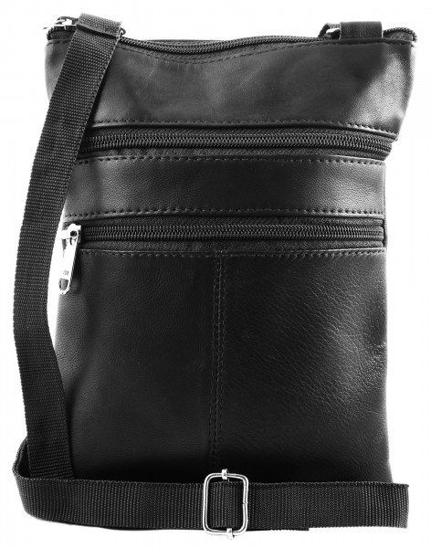 Steinmeister Unisex - Schulter Tasche Echt Leder Umhängetasche 22 x 17 x 1,5 cm 3900008