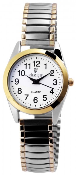 Classique Damen-Zugarmbanduhr Quarz Metall Analog Armbanduhr 1700018
