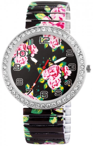 Donna Kelly Damen –Uhr Metallzugband Armbanduhr Comfort-Line Analog Quarz 1700043