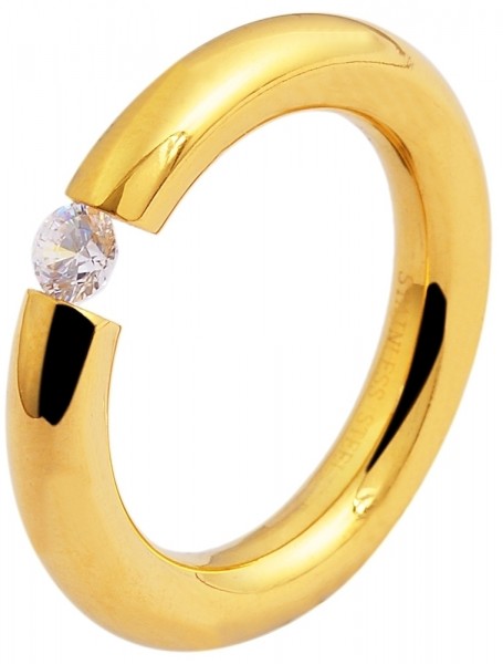 Edelstahl Ring - 5060043 - Größe 56