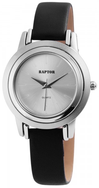 Raptor Damen-Uhr Armband Oberseite Echtleder Dornschließe Analog Quarzwerk RA10118