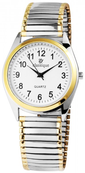 Classique Herren – Uhr Zugarmbanduhr Metall Analog Quarz 2700009-001