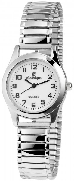 Classique Damen-Zugarmbanduhr Quarz Metall Analog Armbanduhr 1700018
