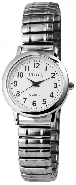 Classix Damen-Zugbanduhr Zugarmband Metall Armbanduhr 1700008