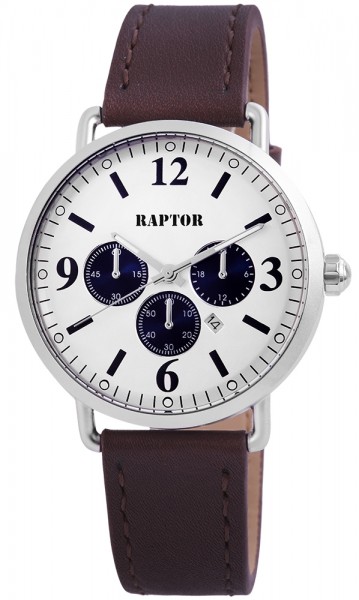 Raptor Herren Armbanduhr mit Lederband - 2978XX0031
