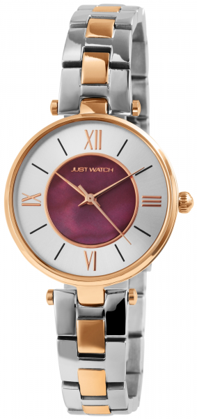 Just Watch Damen-Uhr Edelstahl Gliederarmband Elegant Analog Quarz JW10112