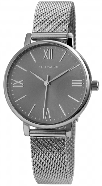 Just Watch Damen-Uhr Milanaisearmband Edelstahl Armbanduhr Analog Quarz JW10075