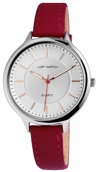 Just Watch Damen-Uhr Echt Leder Rund Dornschließe JW047 Analog Quarz JW10043