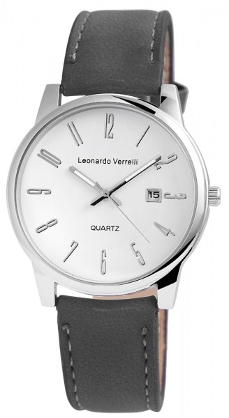 Leonardo Verrelli Armbanduhr Damenuhr Herrenuhr Unisex Leder Nachbildung - 2971XX00003
