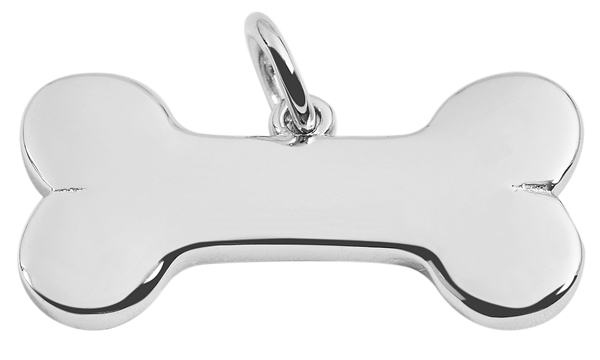 Giulia Luna Damen - Halskette Anhänger Knochen Hund 925er Silber GL5210070