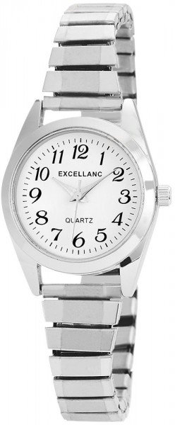 Excellanc Damen-Uhr Zugarmband Metall Analog Quarz Armbanduhr 1700022