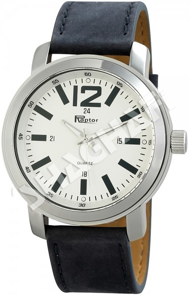 Raptor Unisex - Uhr Armband Oberseite Echt Leder Analog Quarz RA20066