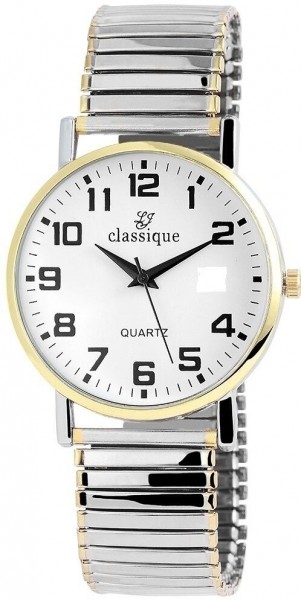Classique Herren - Uhr Metall Zugband Armbanduhr Comfort Line Analog Quarz 2700011