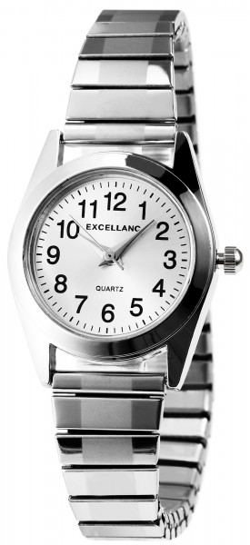 Excellanc Damen-Uhr Zugarmband Metall Analog Quarz Armbanduhr 1700022