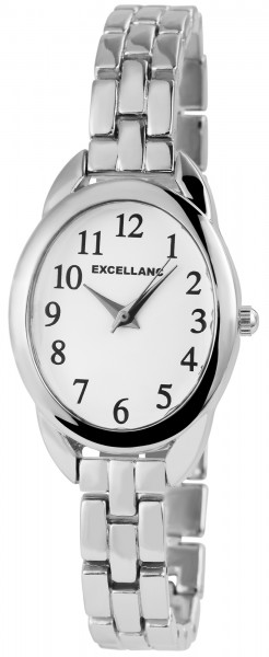 Excellanc Damen-Uhr Gliederarmband Metall Clipverschluss Analog Quarz 1800165