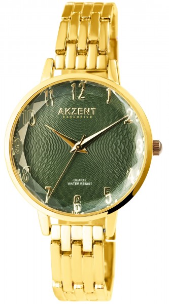 Akzent Exclusive Damen - Uhr Metall Armbanduhr Analog Quarz 1800197